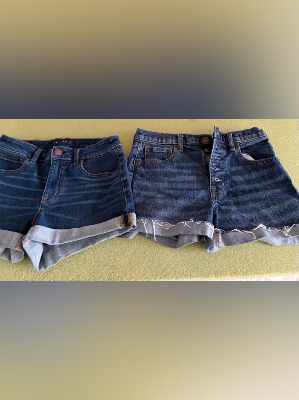 Girl’s Dark Blue Jeans shorts 2 for the price of one